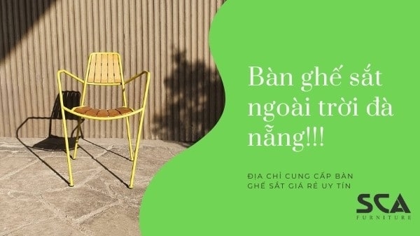 Bàn ghế sắt ngoài trời thành phố Hồ Chí Minh 